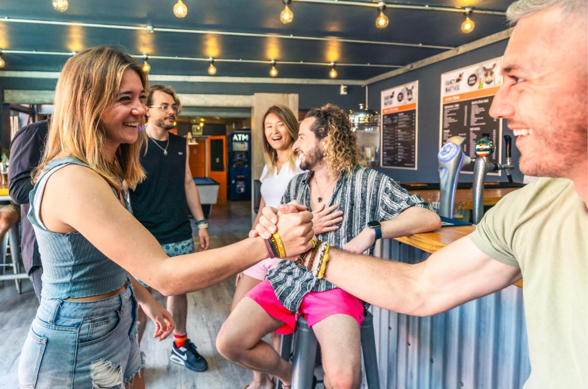 Never At Home Green Point Kapstaden Exteriör bild The bar at the 2019 edition of the festival