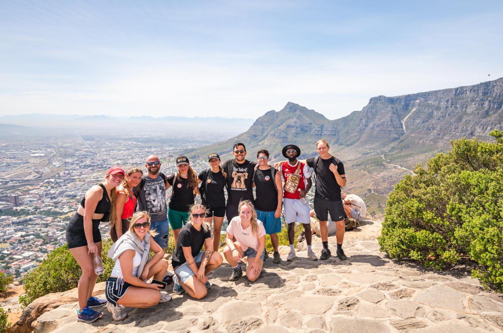 Never At Home Green Point Kapstaden Exteriör bild The team at Table Mountain, Cape Town, South Africa